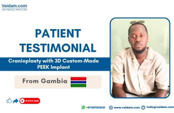 Nfansu Jarta’s Journey from Gambia to India for a Successful Cranioplasty at Amrita Hospital