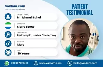 From Sierra Leone to India: Mr. Ishmail Lahai’s Spine Treatment Journey at Fortis Mulund