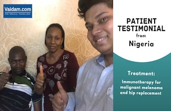 Nigeria Patient’s Wife shares her experience on her husband's Hip Replacement in India