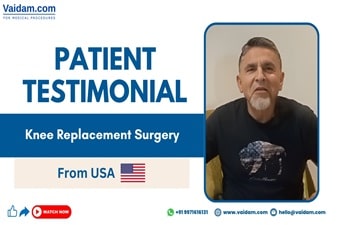 American Patient Gets Rid of Knee Pain | Knee Replacement Surgery in India