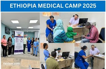 Successful OPD Consultation Camp in Ethiopia by Vaidam Health and Medanta Hospital