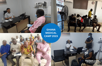 Successful Medical Camp in Ghana with QRG Health and Apollo Hospital, India