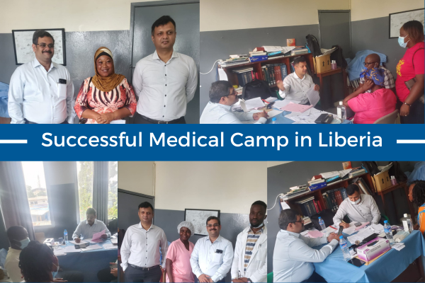 Cancer OPD Consultation Camp in Liberia with Dr. Prasad Eswaran