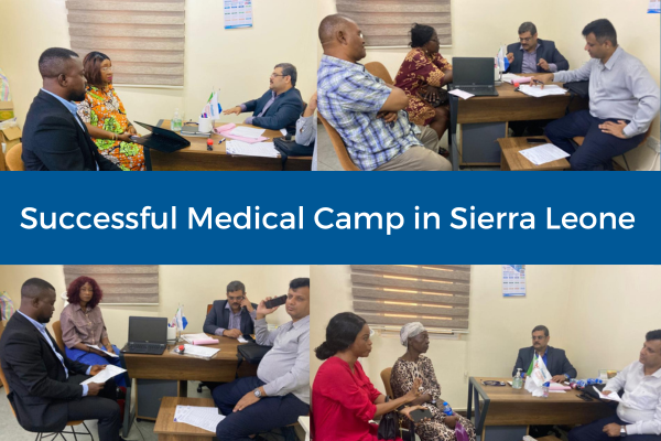 Cancer Specialist OPD Consultation Camp in Sierra Leone with Dr. Prasad Eswaran