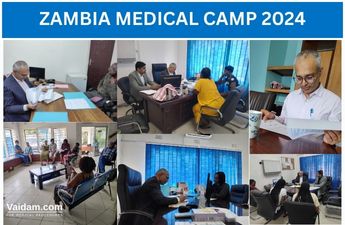 A Successful Transformative Cancer Care Camp by Vaidam Health at Lusaka, Zambia