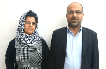After a Knee Replacement Surgery in India, Karima Azimi Nasry from Afghanistan Walks Again