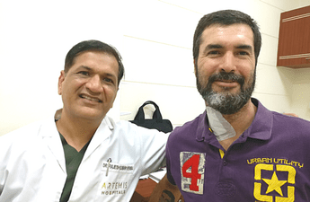 After Two Failed Spine Surgeries Steven Haplet from Zimbabwe is Happy to Get His Prolapsed Discs Cured in India