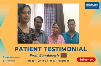 Patient’s son from Bangladesh talks about his mother's Breast Tumor & Kidney Treatment