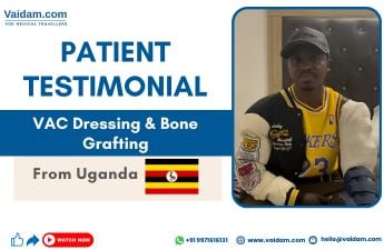 Patient from Uganda Receives Successful VAC Dressing & Bone Grafting in India