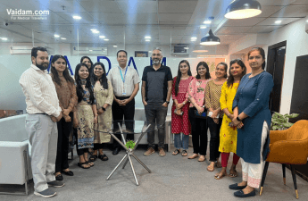 Pediatric Hematologist and Bone Marrow Transplant Specialist Dr. Satyendra Katewa Visits Vaidam's Office