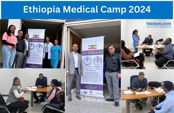 Expert GI and Cancer OPD Camp in Ethiopia by Vaidam Health and Apollo Proton Cancer Centre