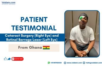 Successful Cataract Surgery in India for a Patient from Ghana