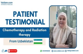 Uzbekistan Patient with Throat Cancer Successfully Treated in India