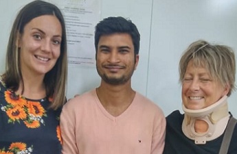 A visit to India Brings a Huge Relief to Sandy Martel Intense Back Pain