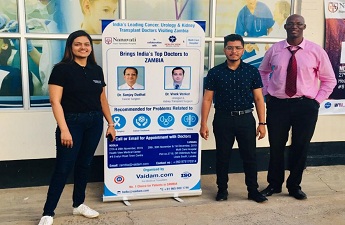In association with International Fertility Center and Nanavati Hospital, Vaidam Conducted Camp in Zambia