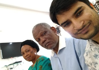 Nsiampasi Diaboki Mathieu from Congo gets Surgical Excision for Gangrene