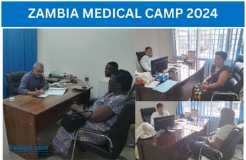 Vaidam Conducted Successful Medical Camp in Zambia With Care Hospital, Hyderabad