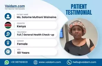 Full Body Health Check-up in India: Ms. Salome from Kenya Finds Peace of Mind at Nanavati Max Mumbai