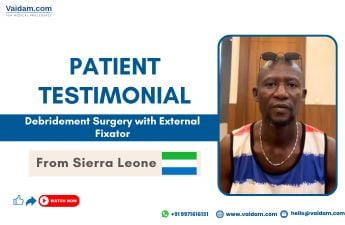 Patient from Sierra Leone Recovers After Femur Surgery in India