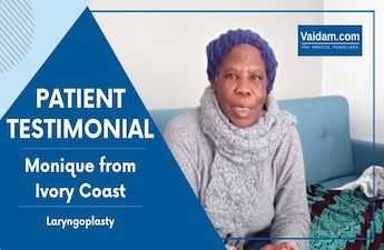 Patient from Ivory Coast shares her experience on Laryngoplasty