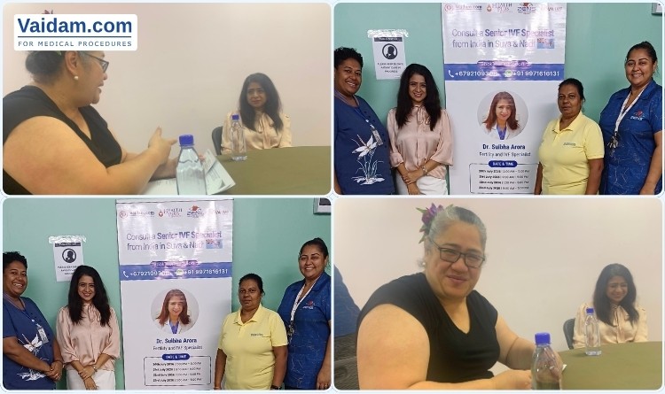 Successful IVF and Fertility OPD Camp in Fiji with Dr. Sulbha Arora from India