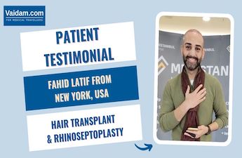 New York Native shares His experience on Hair Transplant & Rhinoseptoplasty in Turkey