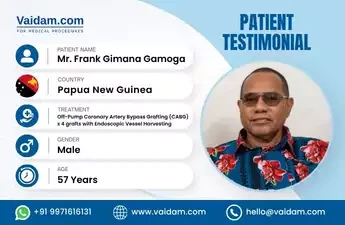 From Papua New Guinea to India: Mr. Frank Gimana Gamoga’s Heart Bypass Surgery Journey