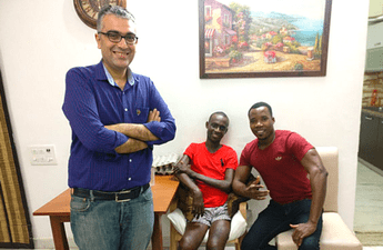 Bed Ridden With Several Burns and Spine Injury Liberian Soldier Jefferson Papie Titus Gets Respite from the Agony in India
