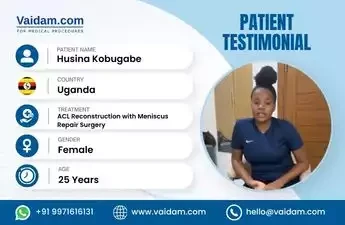 From Uganda to India: Husina Kobugabe's Successful ACL Reconstruction and Meniscus Repair Journey at Medanta Gurgaon