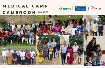 Vaidam Organized Medical Camp in Cameroon with Fortis Hospital and Nova IVF Center of India