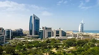Dubai healthcare district in the UAE