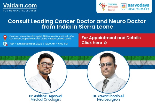Sarvodaya Hospital Faridabad at Sierra Leone - 16th & 17th November 2026