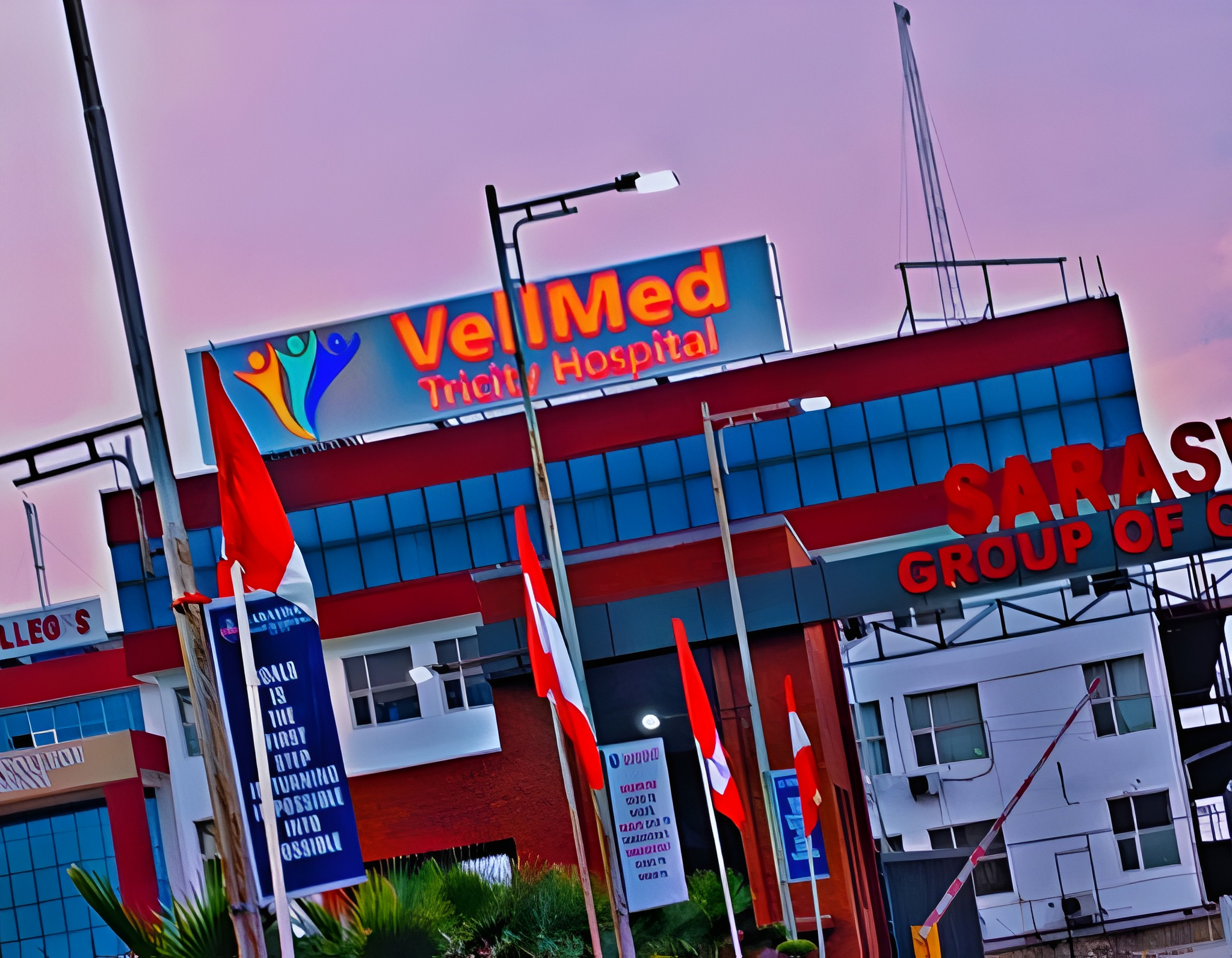Vellmed Tricity Hospital (VTH), Gharuan