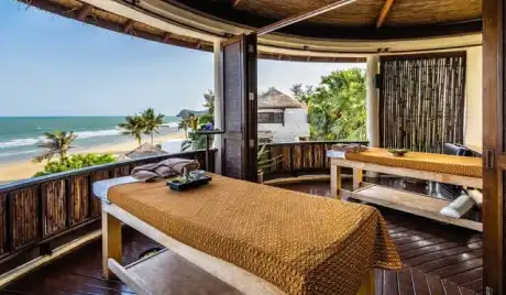 AYURAH Wellness spa treatment room at Aleenta Phuket Phang Nga Resort Thailand