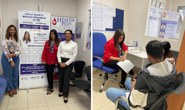 Dr. Sulbha Arora at Fiji medical Camp oct 2023