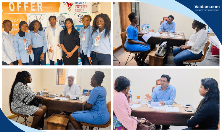 vaidam conducted ivf camp at sierra leone