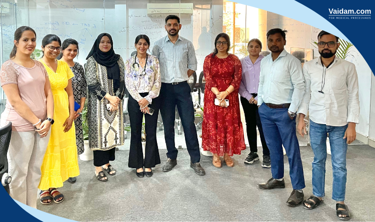 suman karanth visits vaidam office