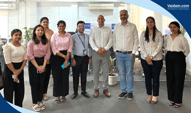 Dr. Amit Goel visits Vaidam's Office