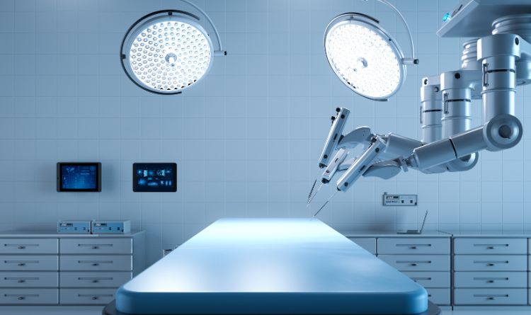 Robotic Surgery Setup for VSD treatment