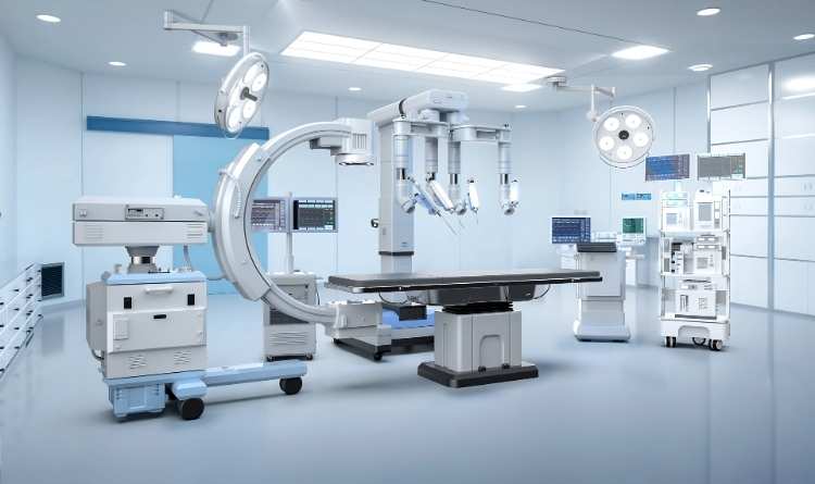 setup for robotic surgery
