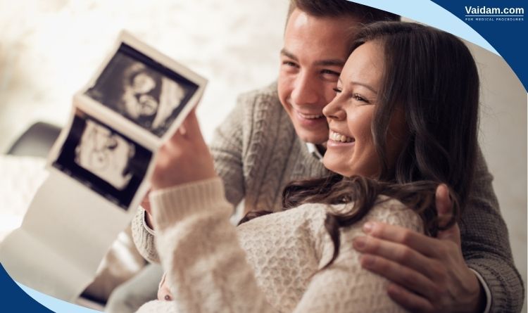 Success rates of IVF- happy couple with IVF