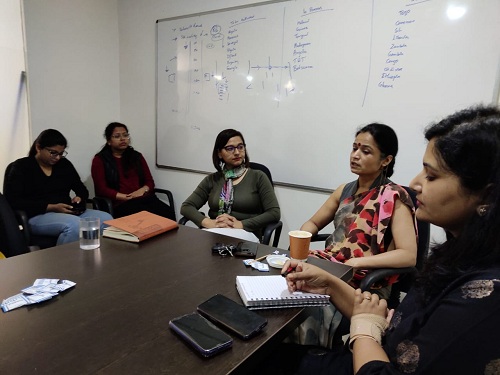 Aruna Kalra visits Vaidam office