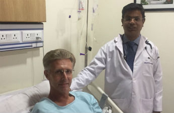 David Heard, UK, Heart Bypass Surgery in India David Heard, UK, Heart Bypass Surgery in India