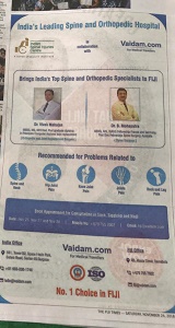 Fiji Camp ad in local Newspaper of Fiji Fiji Camp ad in local Newspaper of Fiji