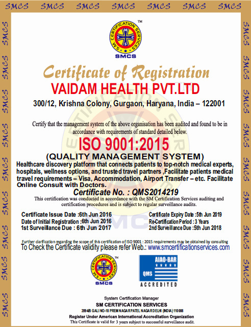 iso 9001 certificate